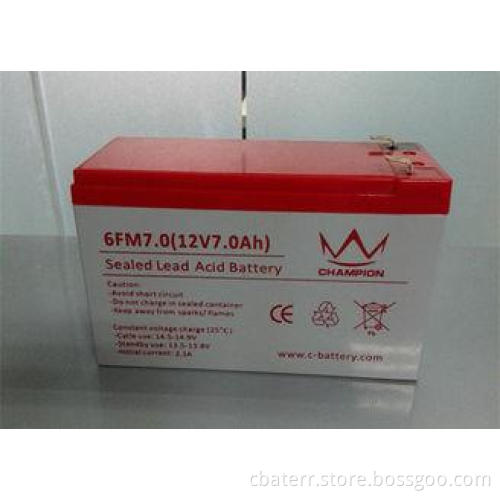 Professional AGM VRLA 6FM7 F250 7ah 12v Rechargeable Sealed